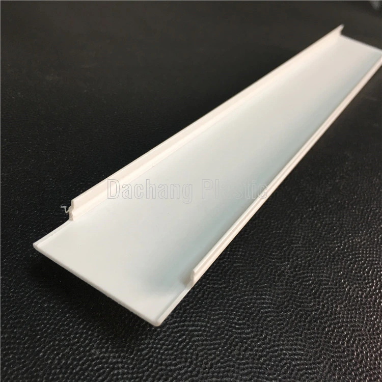 PVC Plastic Extrusion Profile with Holes and Punching