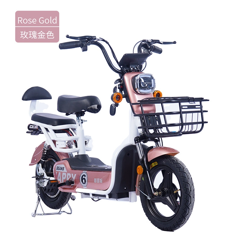 China Scooter eléctrico 48V12A Motor sin escobillas bicicleta eléctrica con los niños