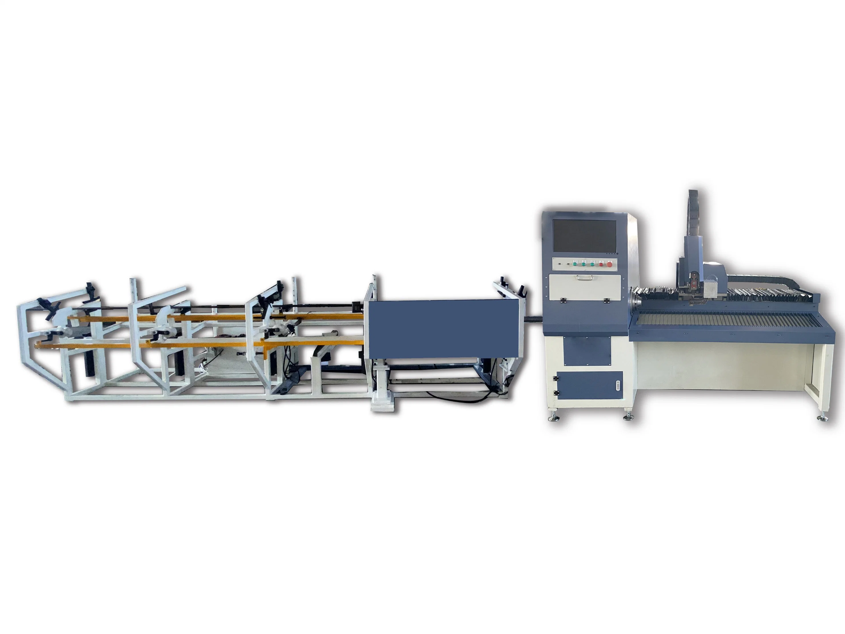 Square Rodada tubo de inox Laser máquina de corte está equipado com 1 kw-6kw motor de potência