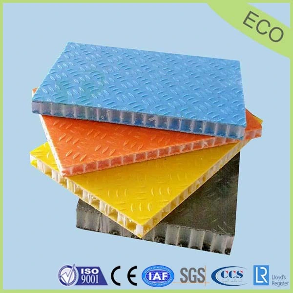 Plastic Wall Panel / Aluminum Plates/ Polypropylene Honeycomb Core Composite Panel