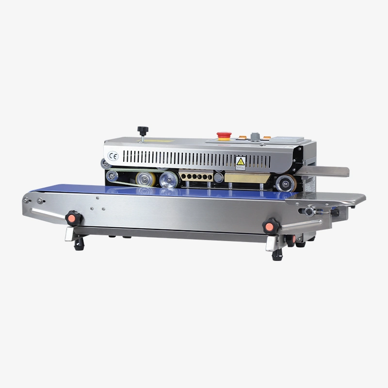 Frb-770I Hualian Continuous Stainless Steel Horizontal Sealing Machine Band Sealer with Digital Temperature Controller