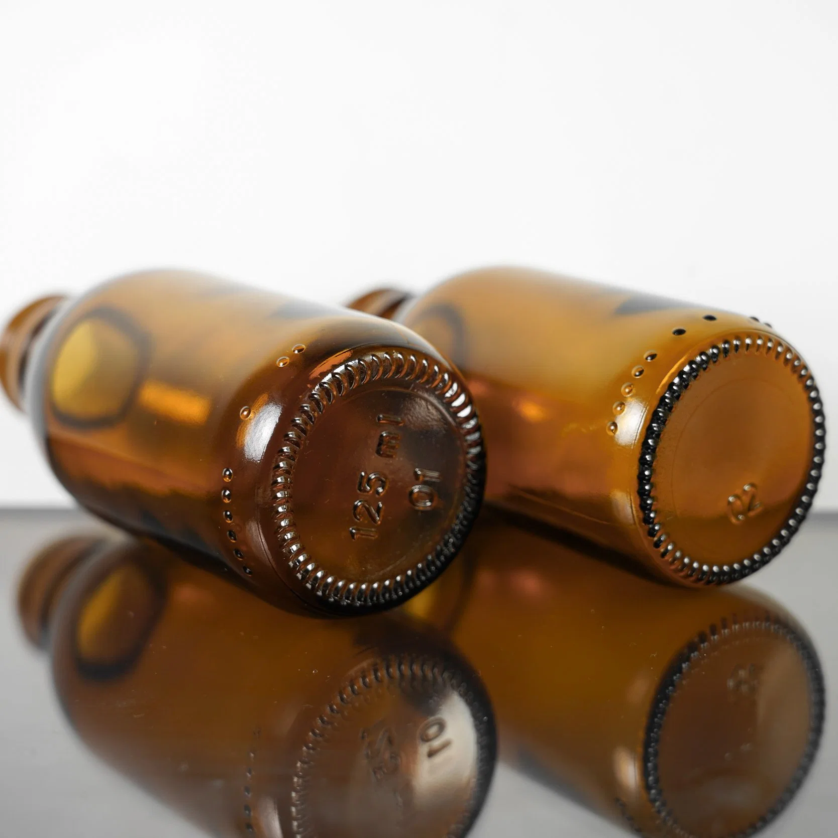 زجاجة زجاج طبي Amber Pharmaceutical سعة 125 مل سعة 150 مل من السلسلة ZD