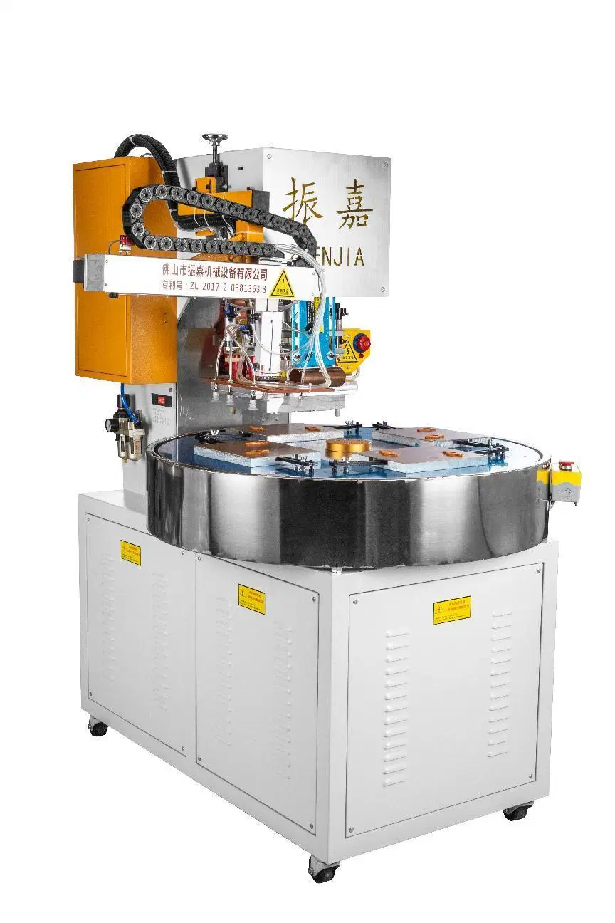 10kw mesa rotativa automática de embalaje de la barra de Oro de la máquina de soldadura de alta frecuencia