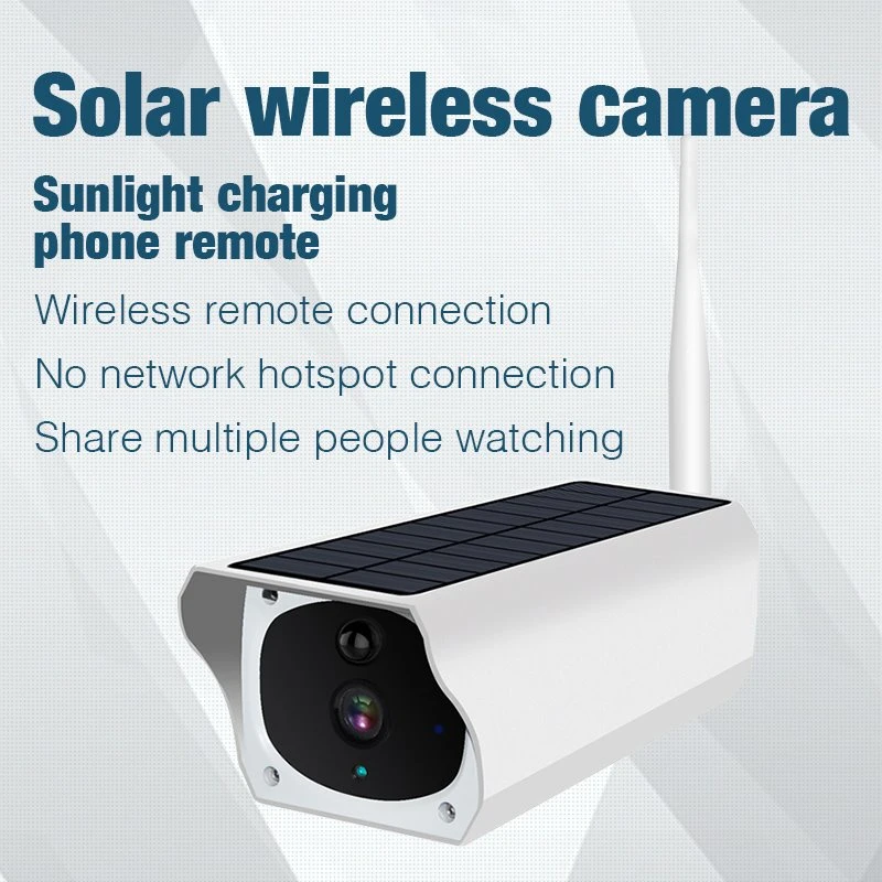 1080P Caméra IP solaire 2MP de surveillance de sécurité Wi-Fi sans fil étanche extérieur de la caméra de vision nocturne avec infrarouge caméra HD d'énergie solaire