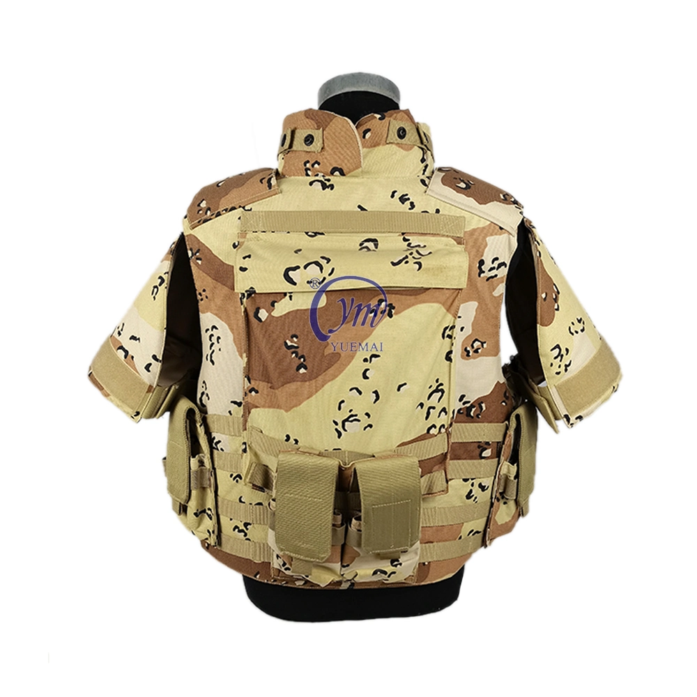 Ganzkörper schützen Ballistic Weste Camouflage Bullet Proof Jacke mit Molle System