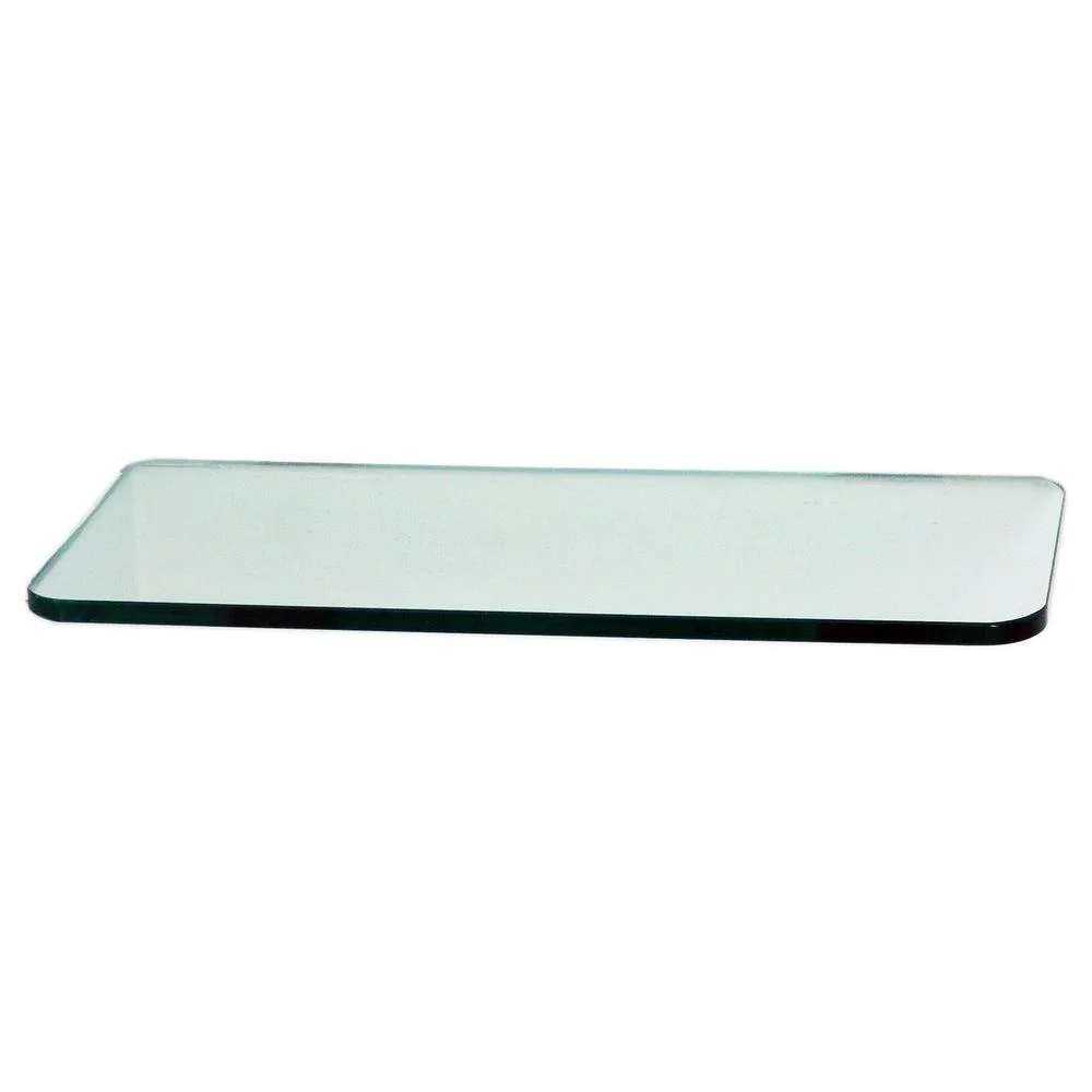 Hot Sale 6mm Top Desk Tempered Glass with Silver Ceramic Silkscreen Printing