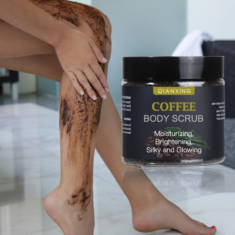 Private Label Coconut Coffee Scrub Natural Deep Exfoliation Dry Rough Body