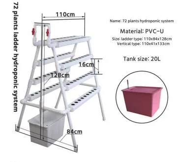 Agricultura Interior PVC tubo Canal NFT Hydroponics Grow sistema para Lechuga