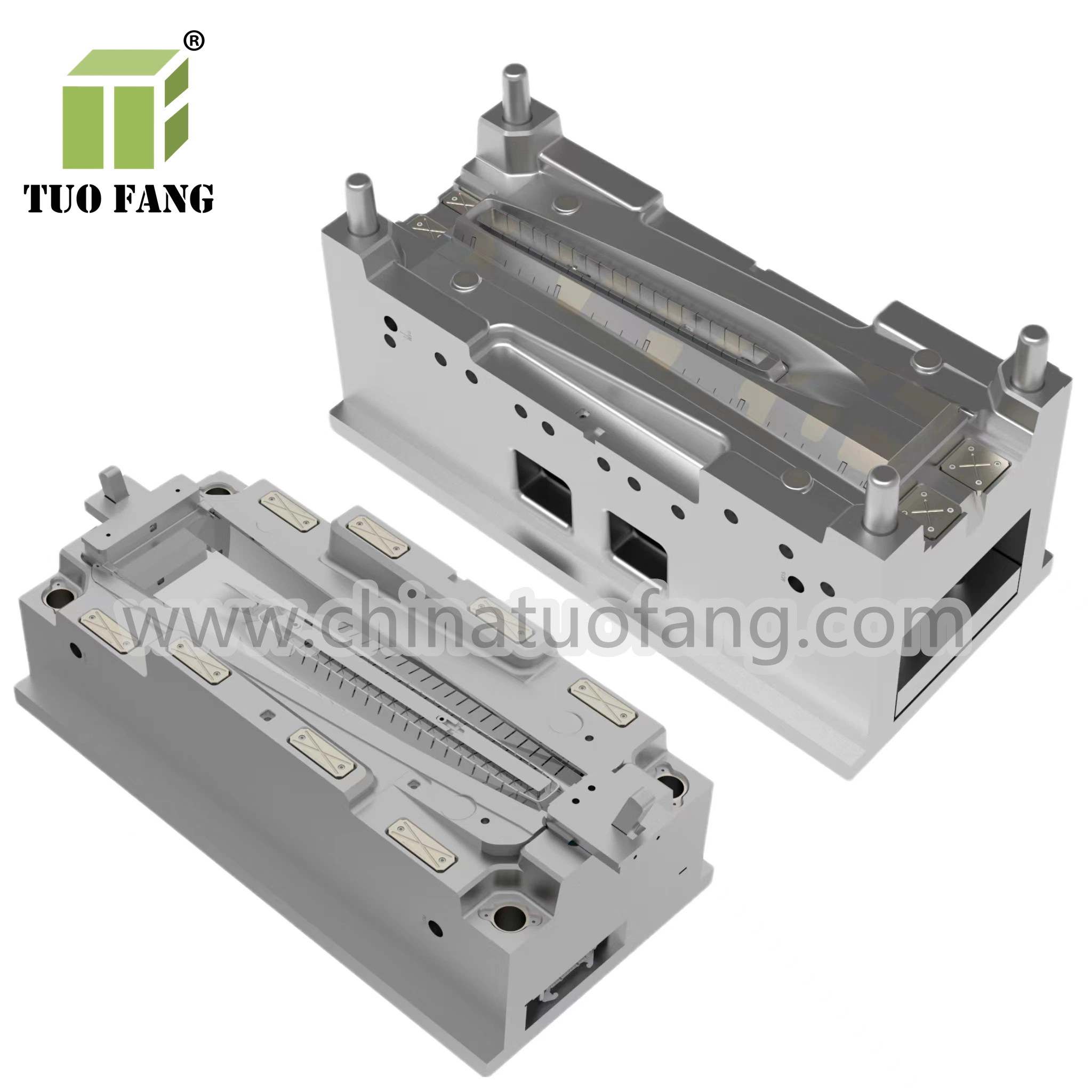 Plastic Injection Mould Molds Air Conditioner Outlet Wind Deflector Air Cooler Shell Mould