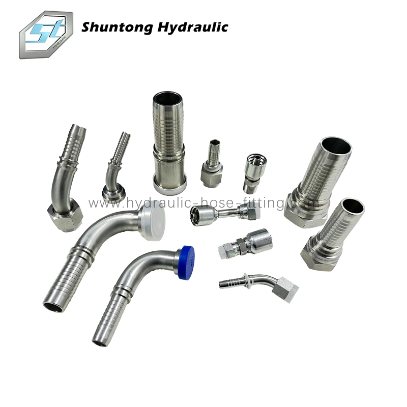 BSPT Male Hose Fitting Hydaruli Connector Hydraulic Ends Stainless Steel Coupling Pipe Fitting