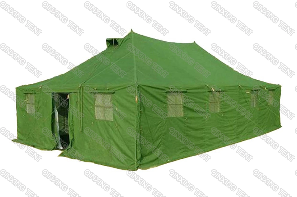 10-50 Personnes Afrique Tente Extérieure Imperméable Tente de Camping Tente Imperméable Tente d'Hiver en Coton Tente de Secours Tente de Style Militaire de l'Armée Tente en Toile