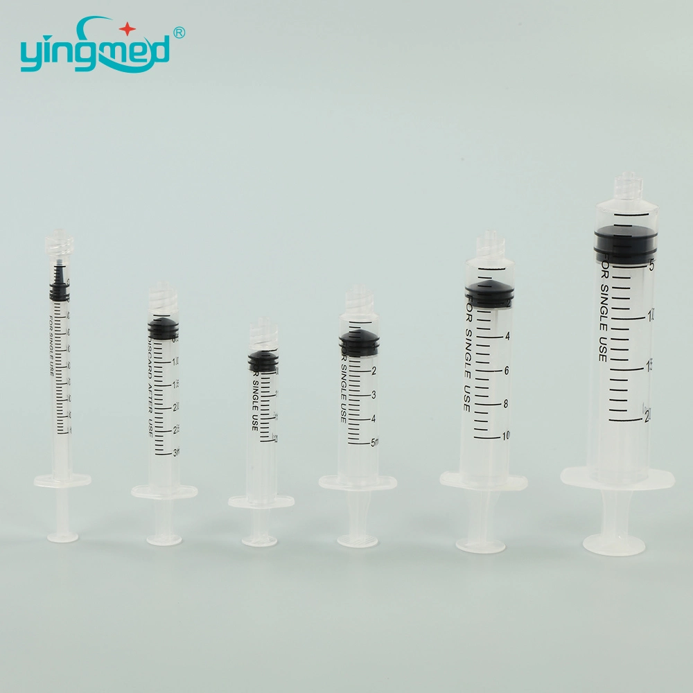 Stock Products of 3ml Luer Lock Medical Injection Disposable Syringe with Needle & Safety Needle, FDA 510K CE&ISO Certificated