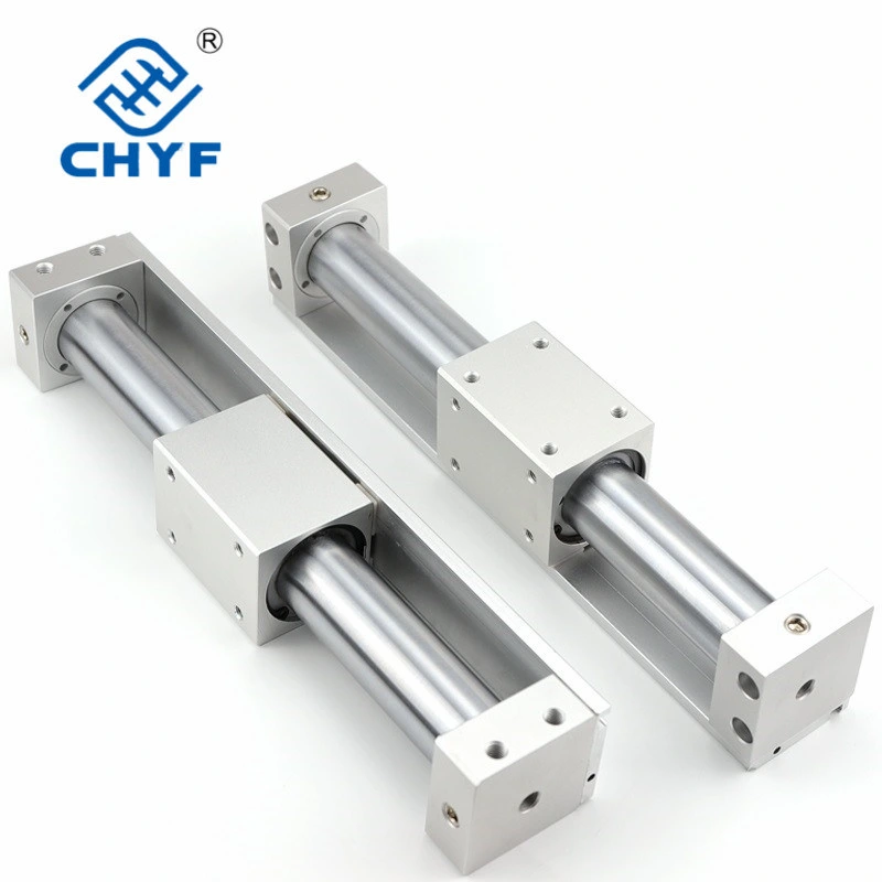 Pneumatic Pneumatic Sliding Table with Guide Rail Magnetic Coupling Rodless Cylinder Cy1r/Cy3r15-100/200/300/400