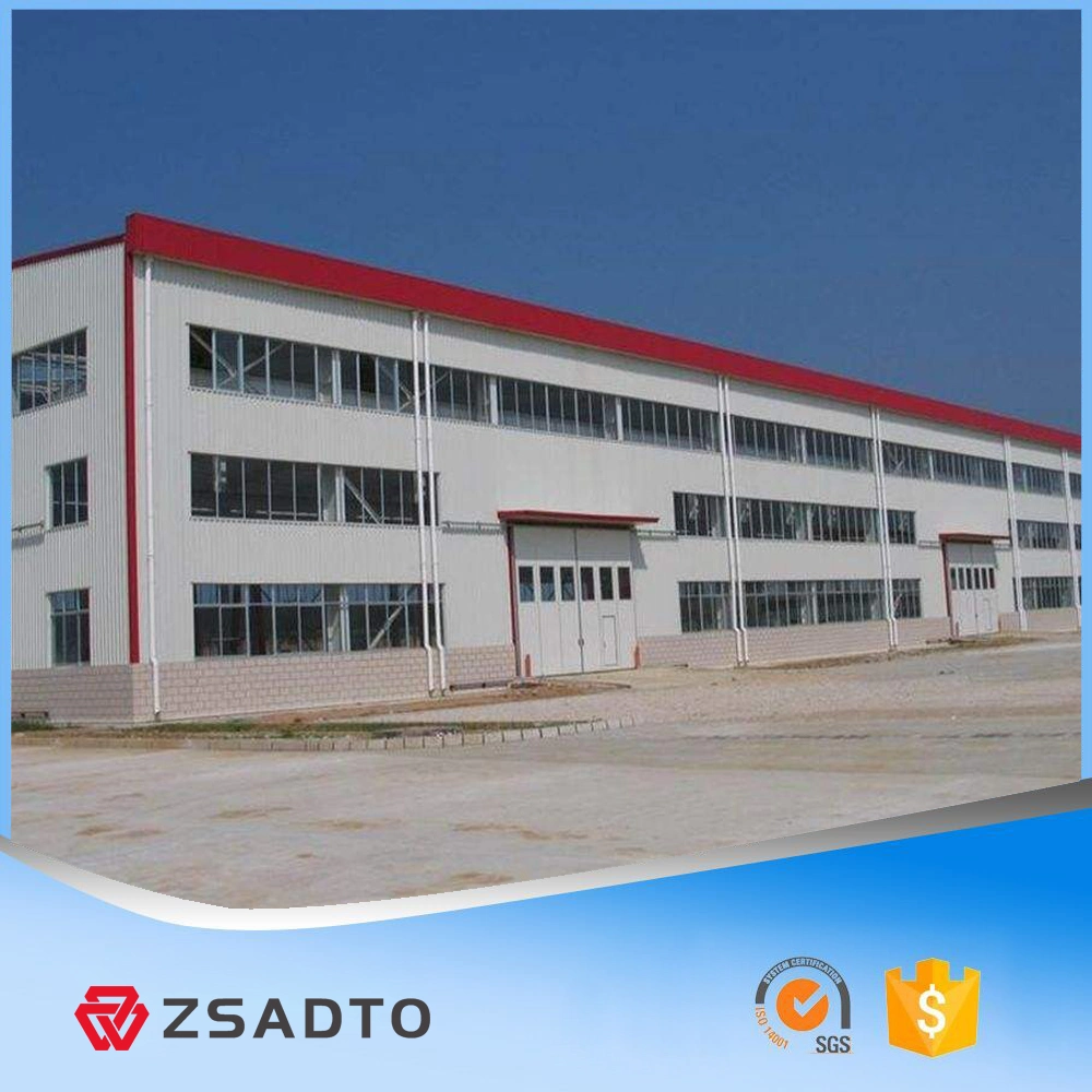 Prefabricated Light Steel Frame Construction Structure for Workshop, Chicken Poultry Farm House