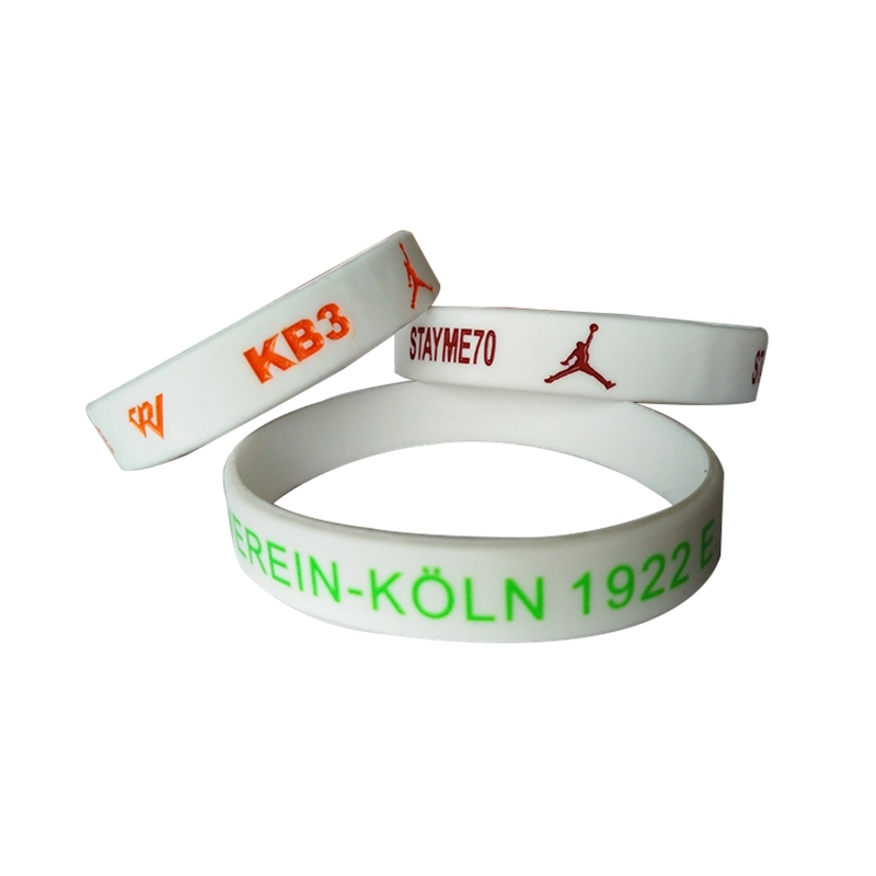 Silicone Wrist Band with Logo in Different Sizes - Hot Gift