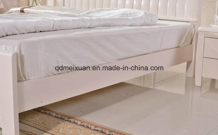 Solid Wooden Bed Modern Double Beds (M-X2272)