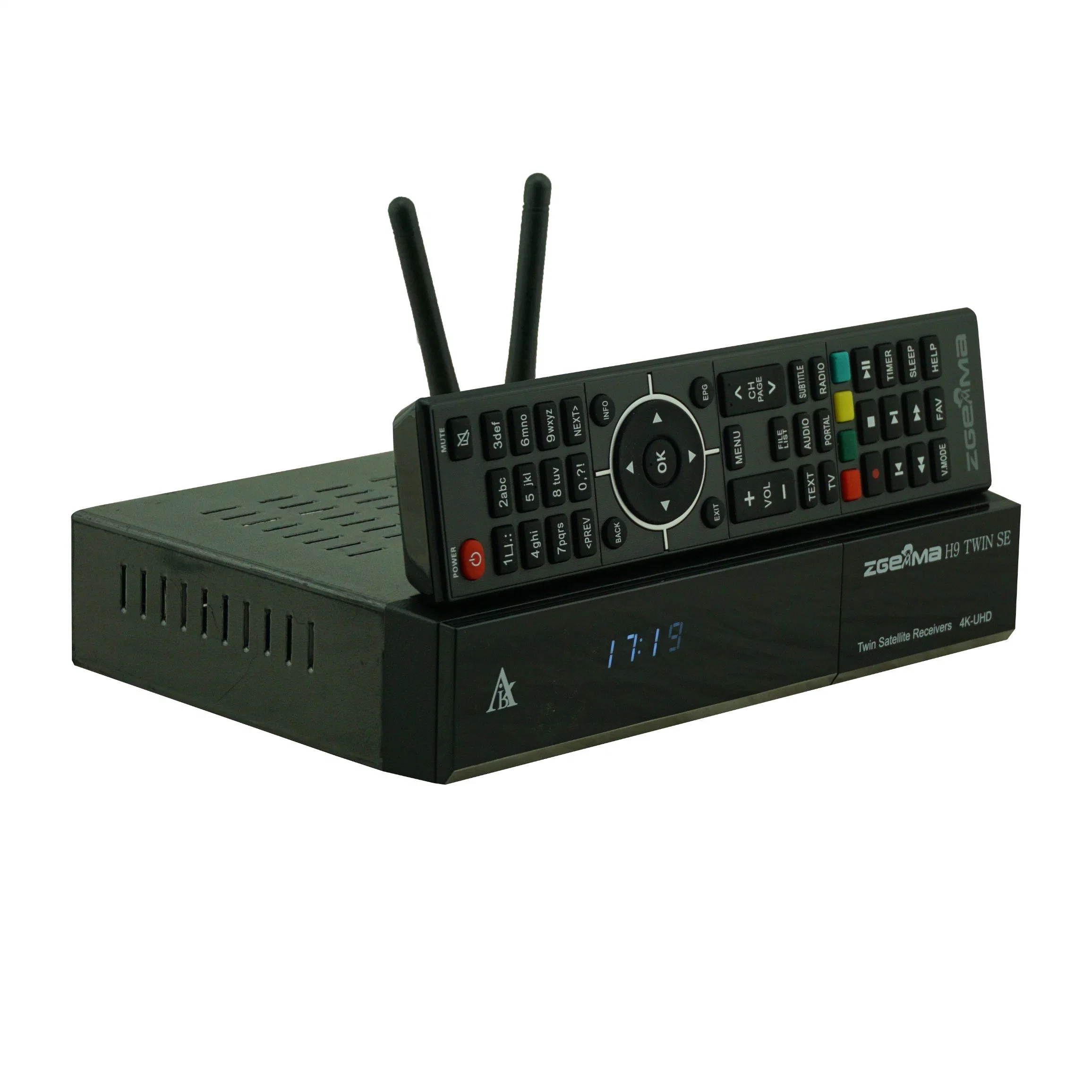 Zgemma H9 Twin se: 4K-2160p Twin DVB-S2X e DVB-S2X sintonizador Receptor de satélite - Enigma2 Linux os com compatibilidade com SO Android