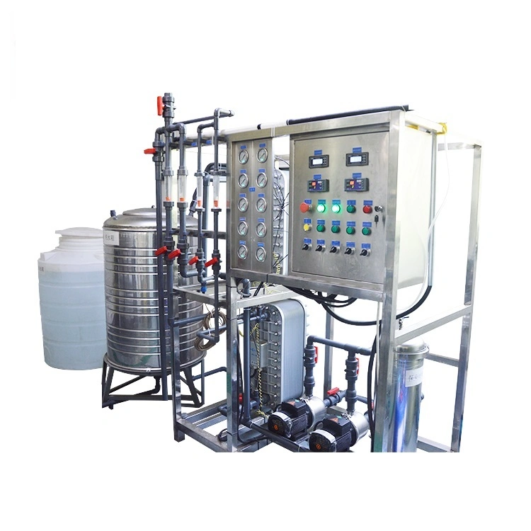 Double Stage RO System with EDI Module for Deionized Water 1000L/H