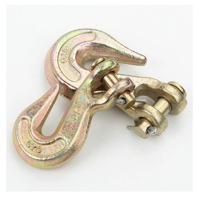 OEM Forged Galvanized Lifting Clevis Grab Hooks with Latch