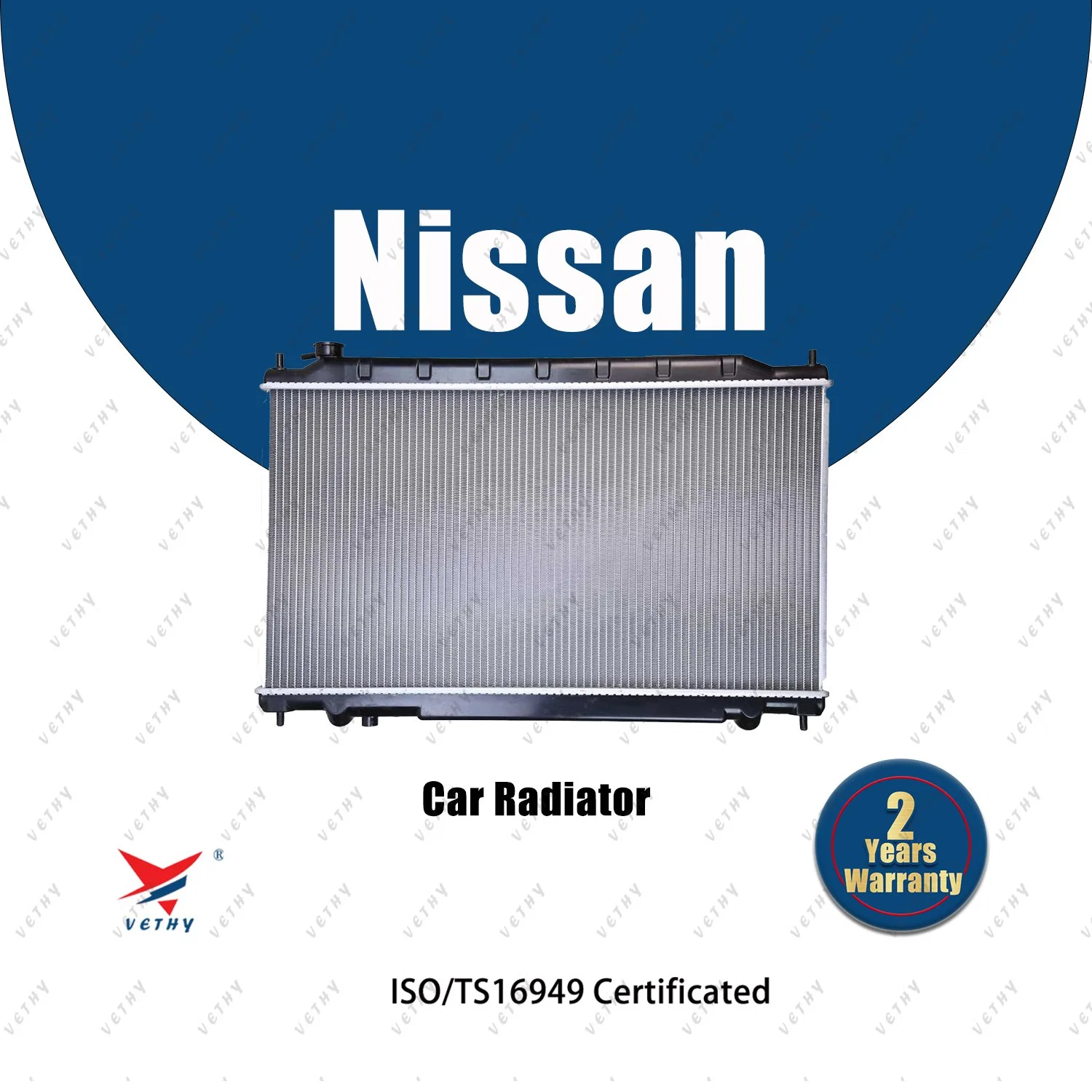 Para Nissan Odyssey Radiators: Construcción de aluminio para la eficiencia