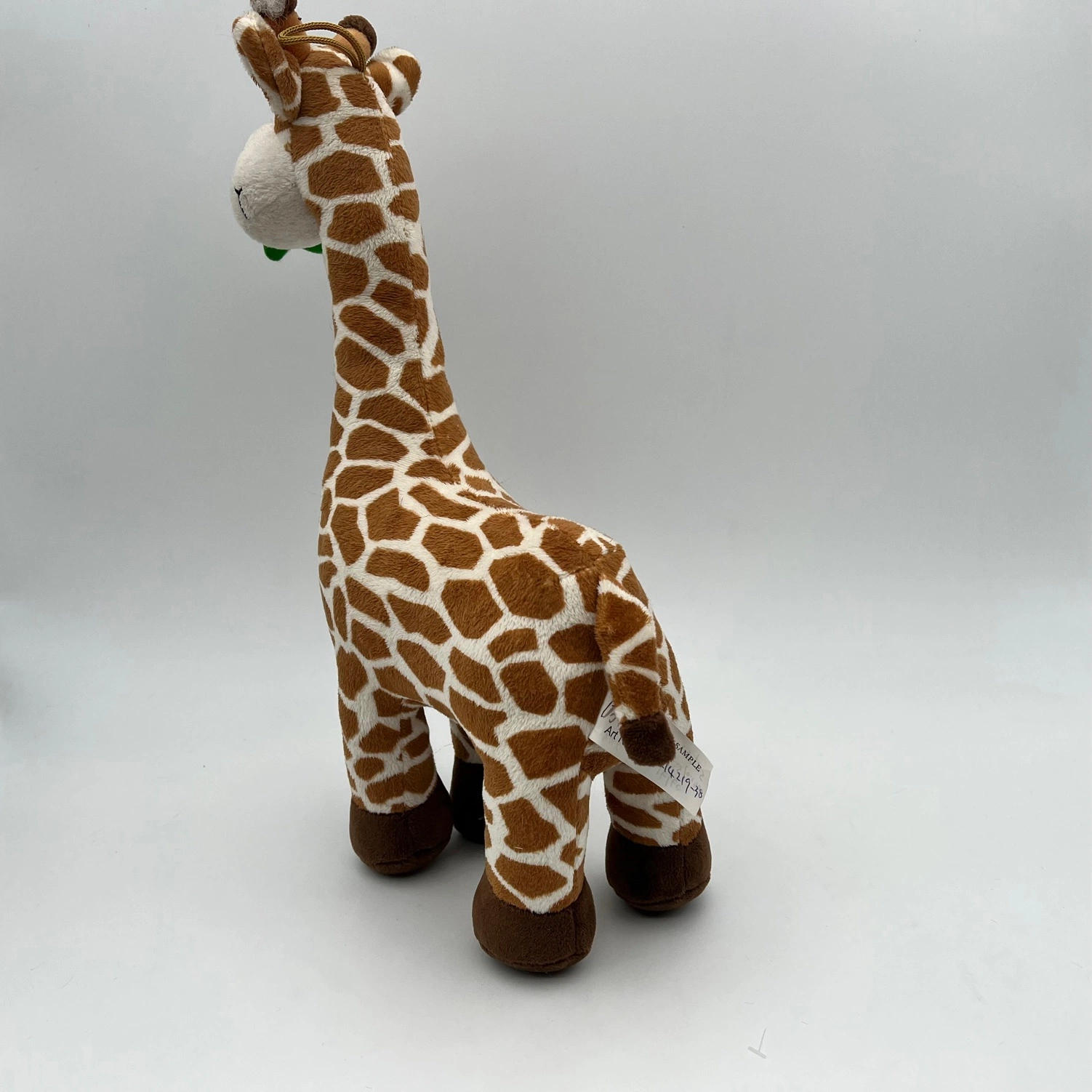 Manefacturer Customized New Designs Soft Plush Deer Cartoon Stuffed Plush Toy Giraffe with Ribbon