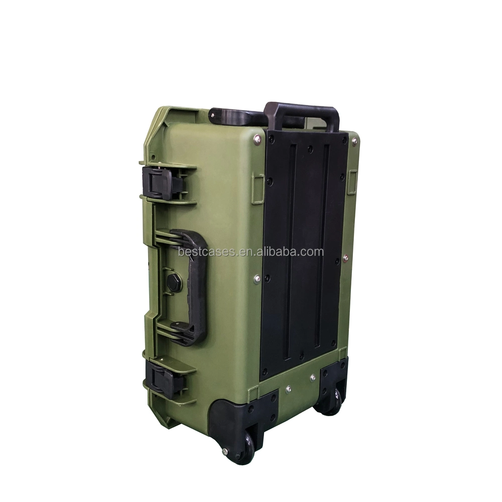 China Manufacture IP67 Waterproof Hard Plastic Protective Electrical Equipment Tool Box with Foam and Wheels