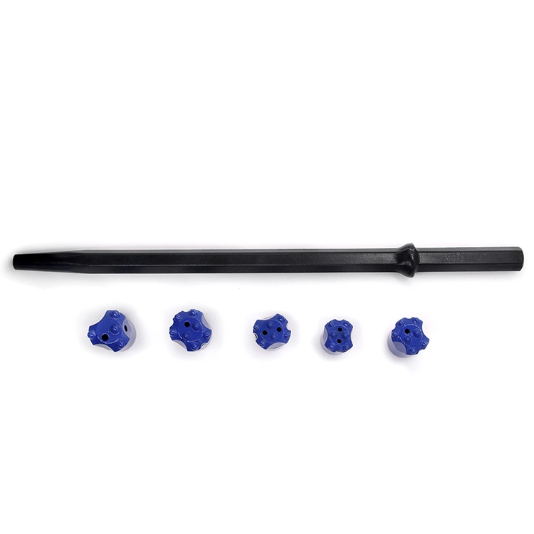 Zimbabwe Botswana Cote D&prime; Ivoire Hot Selling Double Thread Drilling Rods High quality/High cost performance  Tapered Drill Rod