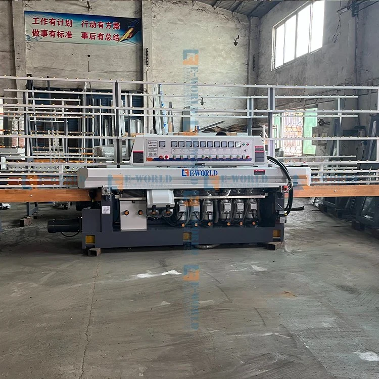 More Safe 10 Motors Glass Straight Edge Edging and Polishing Machine