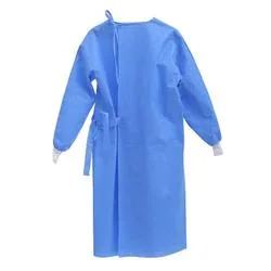 En13795 Disposable Surgical Gown Hospital Patient Gown Clothing Blue with High quality/High cost performance 