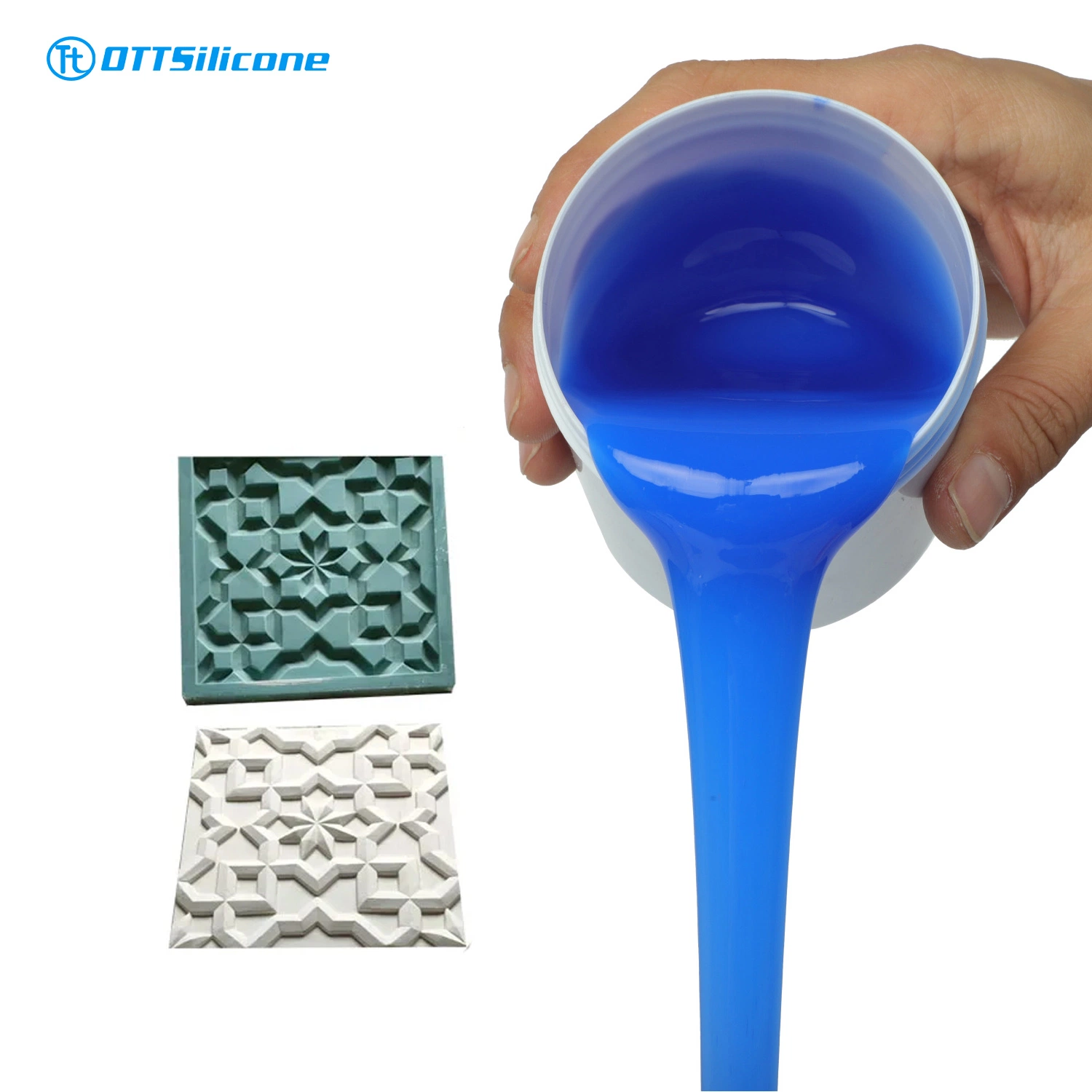 Liquid Silicone Rubber for Plaster Cornice Molding RTV2 Silicone Moldes Silicona