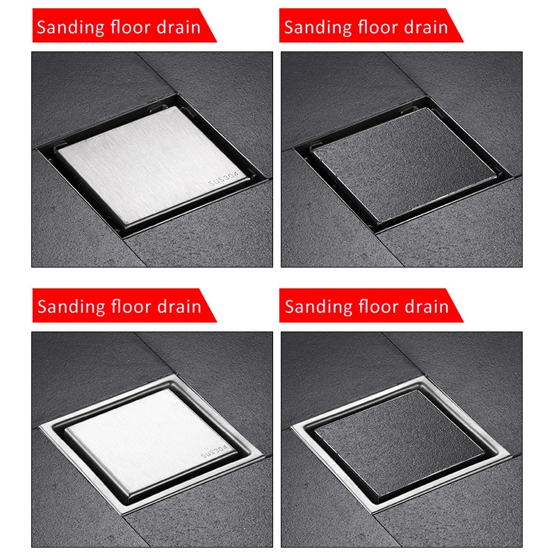 Invisible Shower Stainless Steel 304 Bathroom Roof Channel Linear Tile Insert Linear Floor Insert Drain