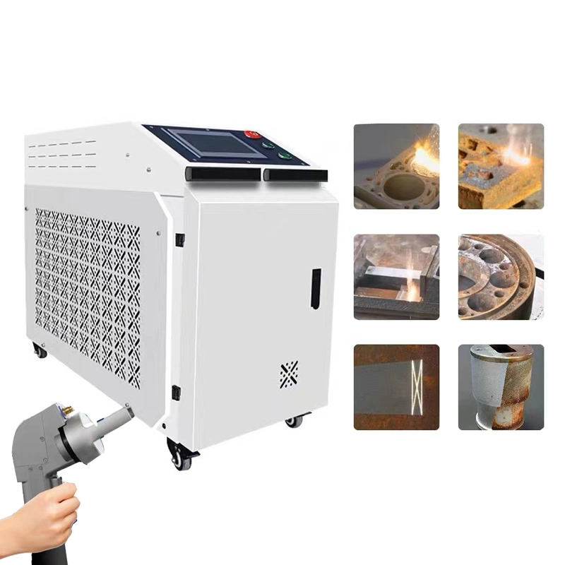 1000W 1500W 2000W 3000W Fiber Laser Cleaning Machine for Metal Rust Corrosion Removal Oxide Painting Coating Stripping