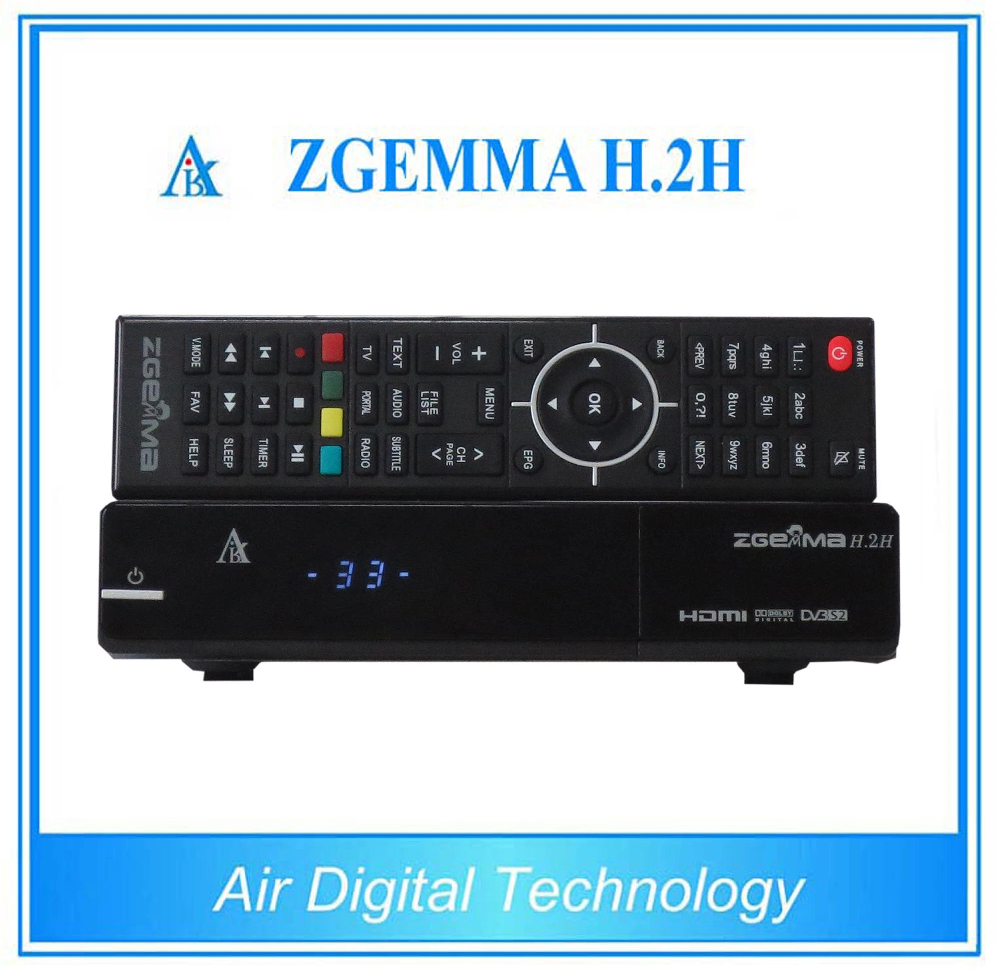 Dual Core CPU Satellite TV Receiver Linux 4.01 Combo DVB S2 DVB T2/C with IPTV Zgemma H. 2h