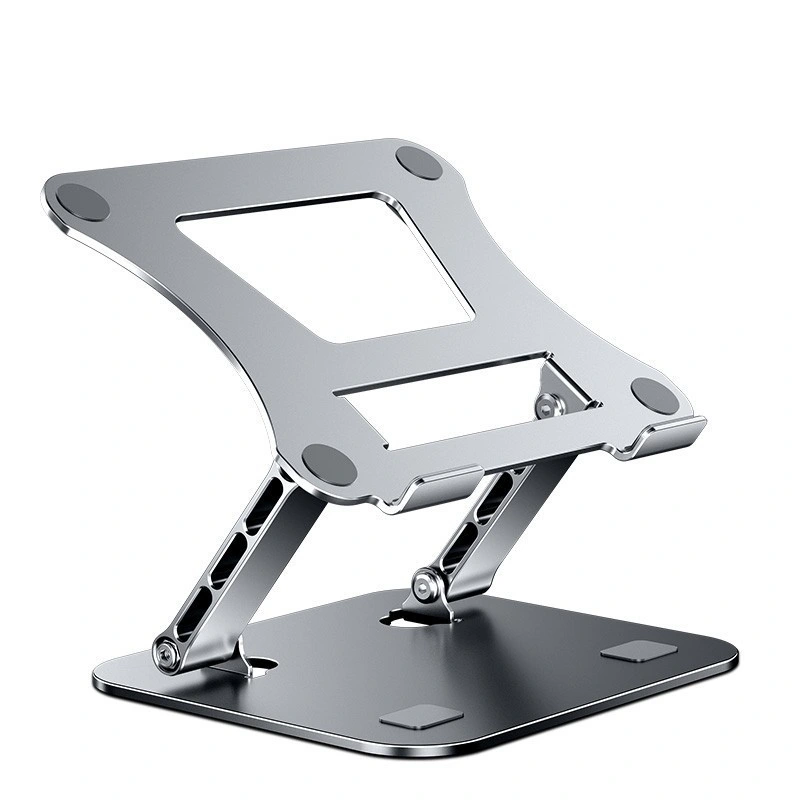 New Arrival Hight Quality Simple Design Metallic Sturdy Support Laptop Stand with Adjustable Folding