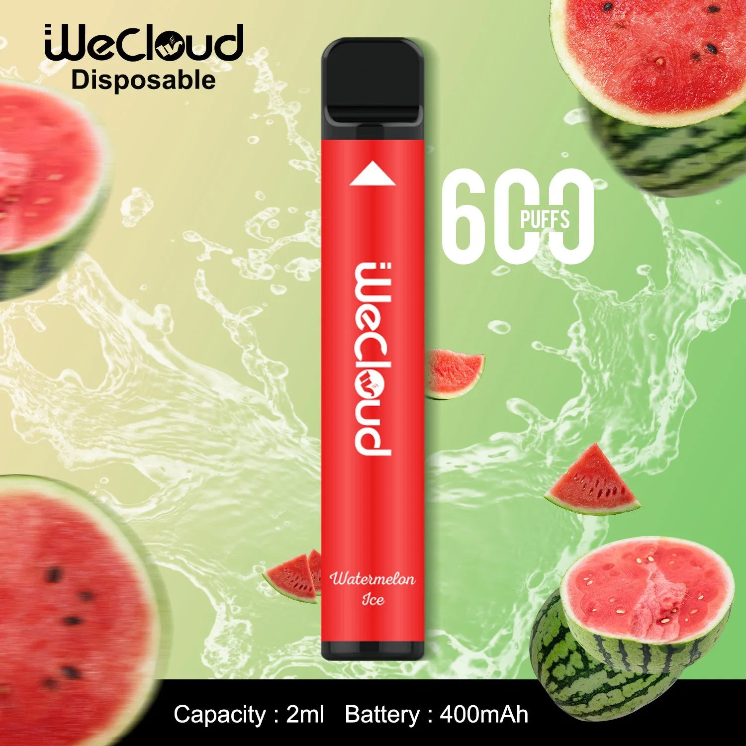 Wholesale/Supplier Wecloud Mini Disposable/Chargeable Elf Vape Flavored E Cigarette 600 Puffs Bar Custom Vaporizer Pen Pod Vaper Desechables Wape