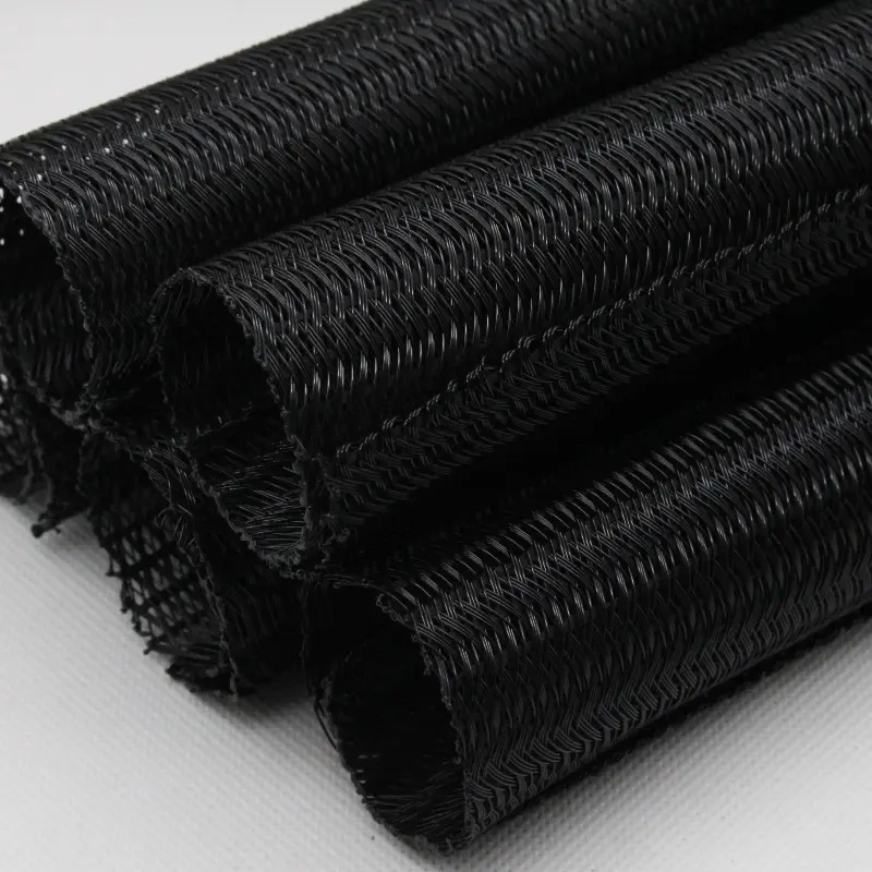 Hampool Black Braided Sleeves for Wires Sleeve Audio Cable Sleeves