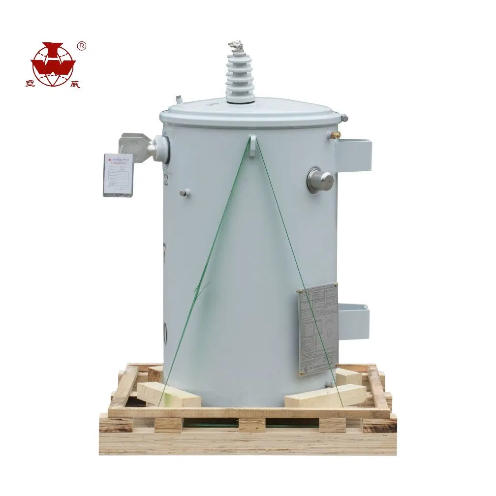 Yawei 100kVA 12.47kv/600V Oil Immersed Single Phase Pole Mounted Transformer with UL