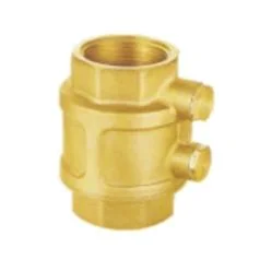 Compression Brass Straight Non-Return Valve with Drain