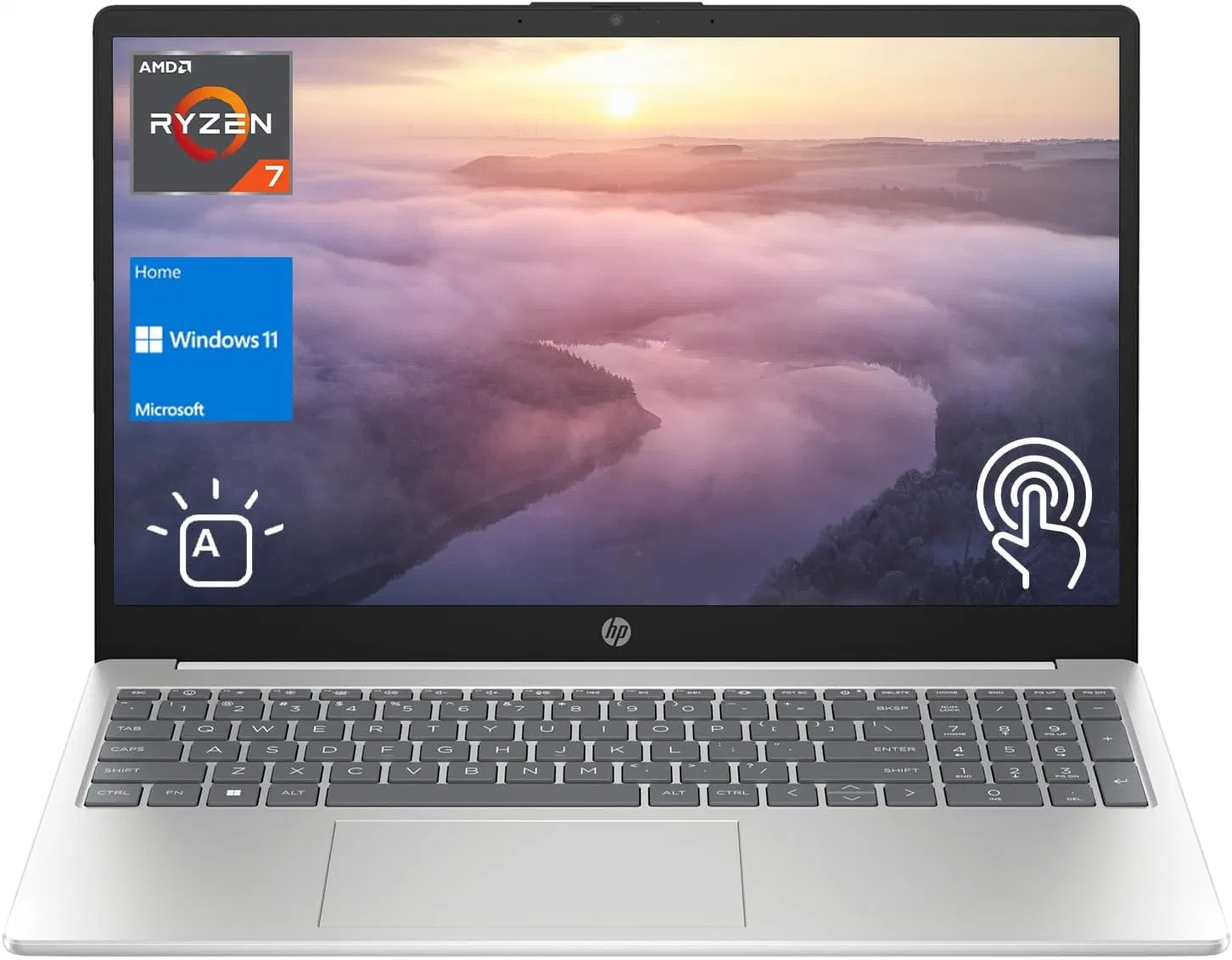 Vente en gros ordinateur portable HP 2023 le plus récent, ordinateur portable à écran tactile HD 15.6 pouces
