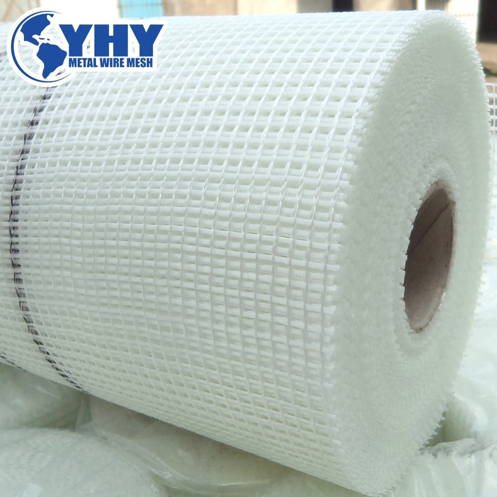 145G/M2 4X4mm Alkali Resistan Fiberglass Mesh Net Cloth