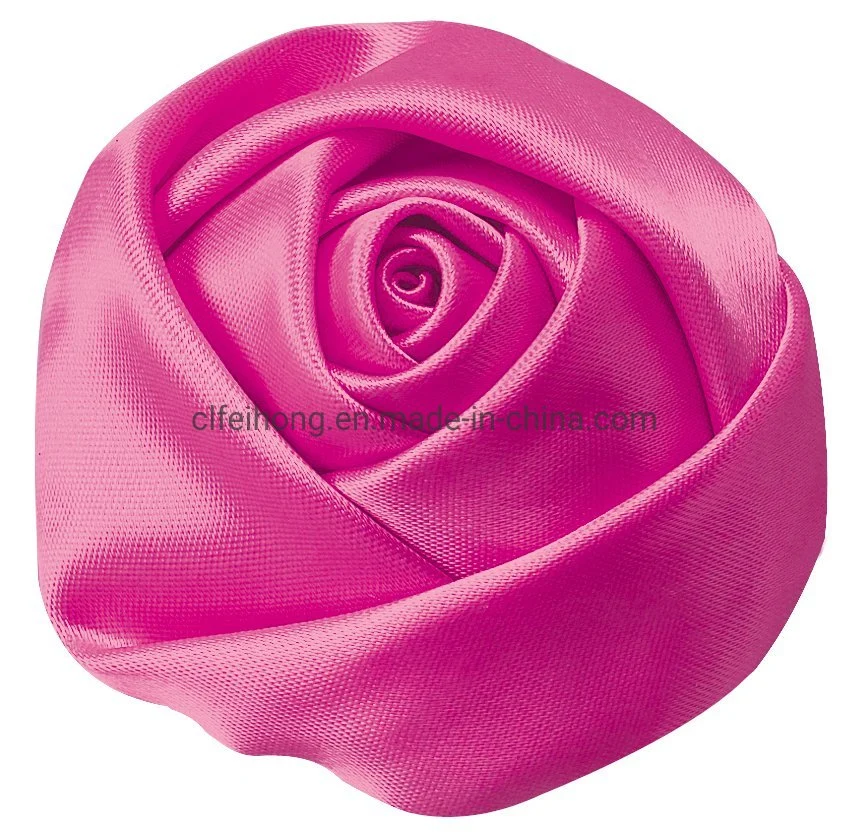 As embarcações de fábrica Rose Bud Rose Arco de Fita de cetim Organza Grosgrain/// Taffeta Arco de fita para acondicionamento de materiais de decoração de casamento