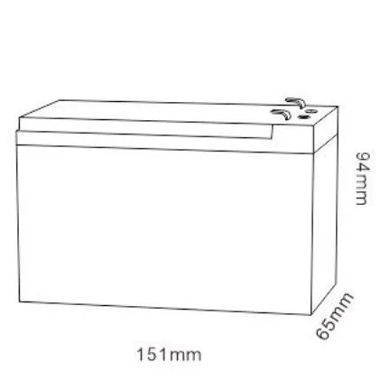 Tcs Venta caliente VRLA AGM 12V de SLA 7.5AH Batterie 20horas de batería de plomo ácido de la Junta de almacenamiento de juguetes eléctricos