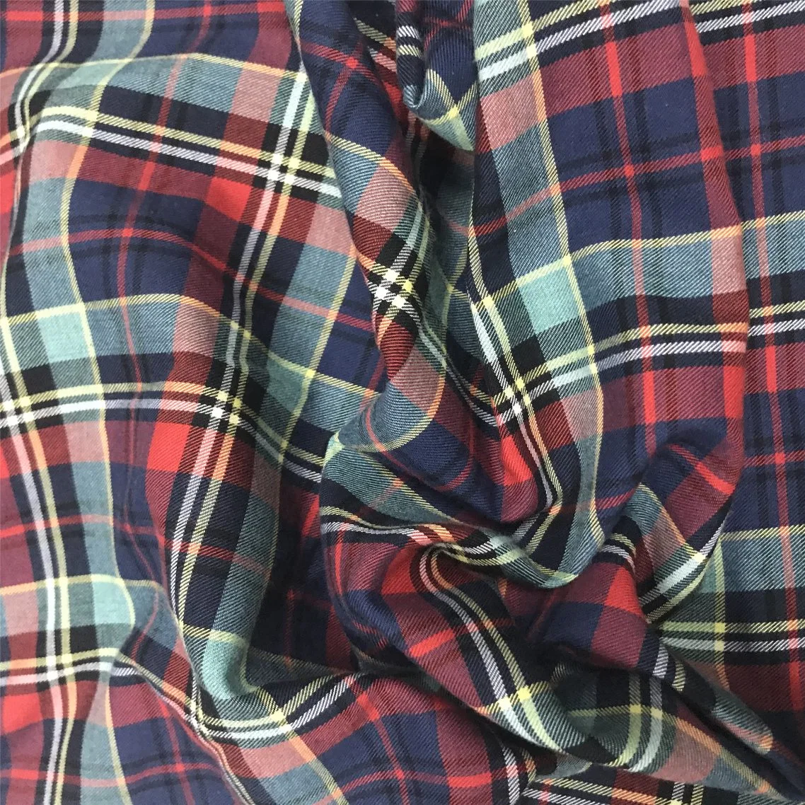 Brusehd Cotton Wool Yarn Dyed Check Fabric