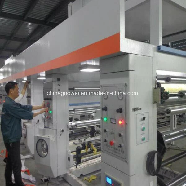 Medium-Speed 8 Color Rotogravure Printing Machine for PVC, BOPP, Pet