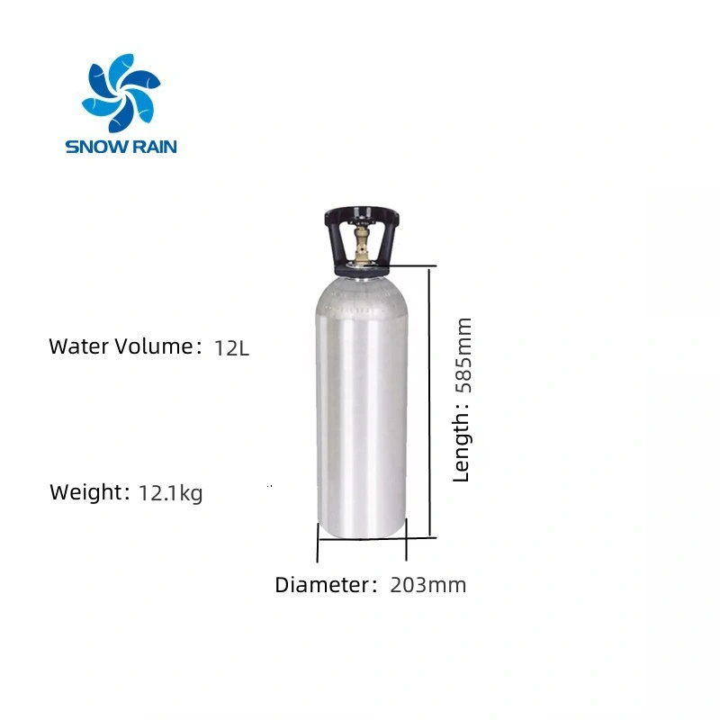 Manufacturer Direct Sale Seamless Aluminum Alloy 6061 Tank Gas CO2