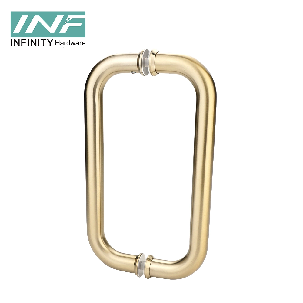 High quality/High cost performance Made in China Modern Luxury Hotel Home Shower Sliding Glass Stainless Steel Glass Door Handles Bathroom Accessories