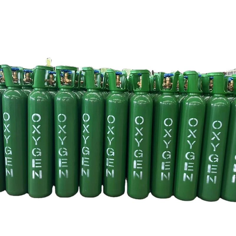 Wholesale/Supplier Oxygen Tank 10L 40L 50L Medicinal Tanque De Oxigeno 50lbs 99.5% Small Portable Oxygen Cylinder