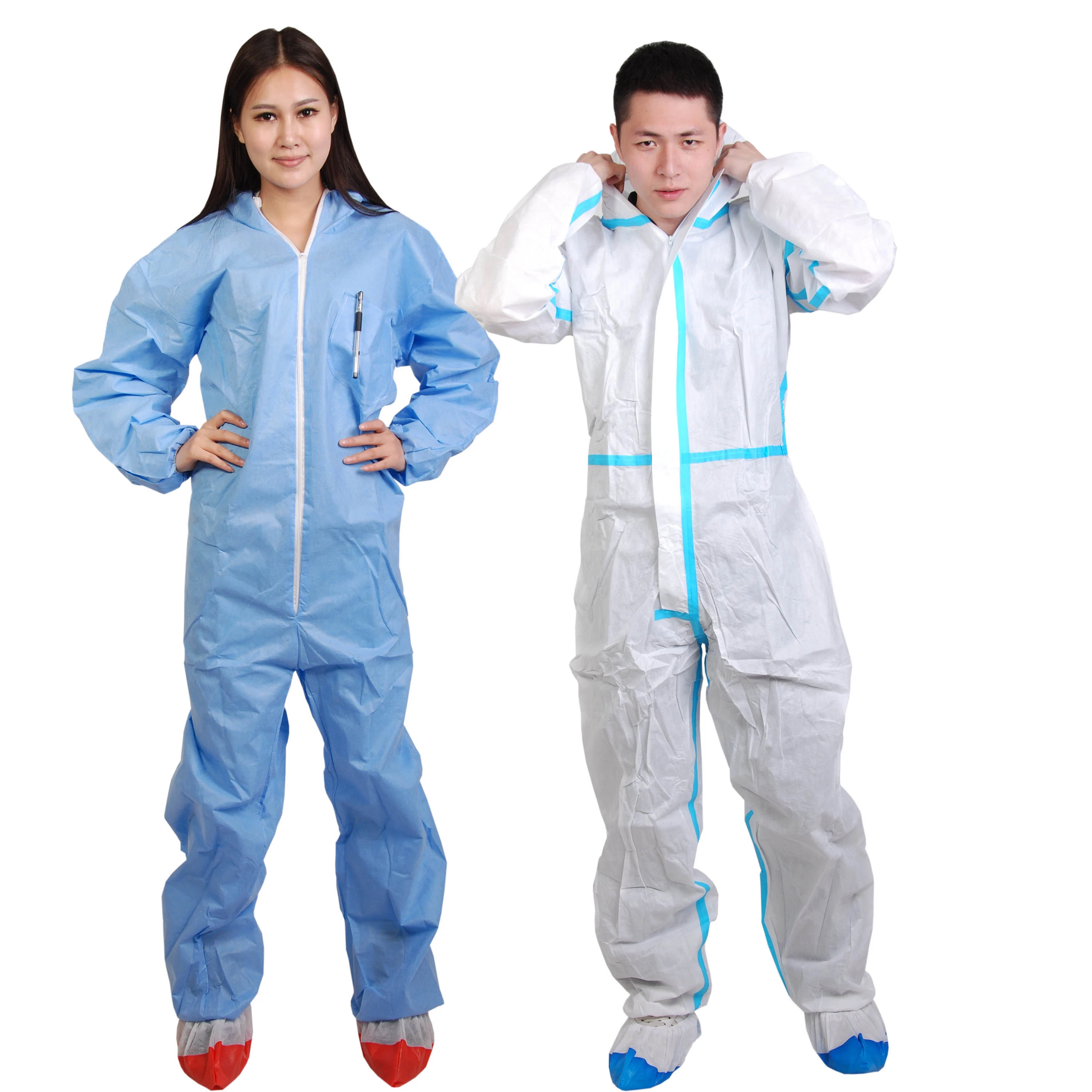 Industrial Use Disposable Workwear Nonwoven Worker Uniform