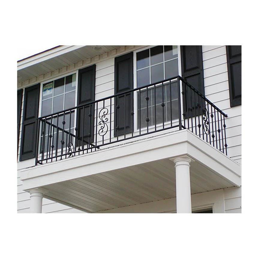 Powder Coated Aluminum& Wrought Iron Balcony and Stairs Fence