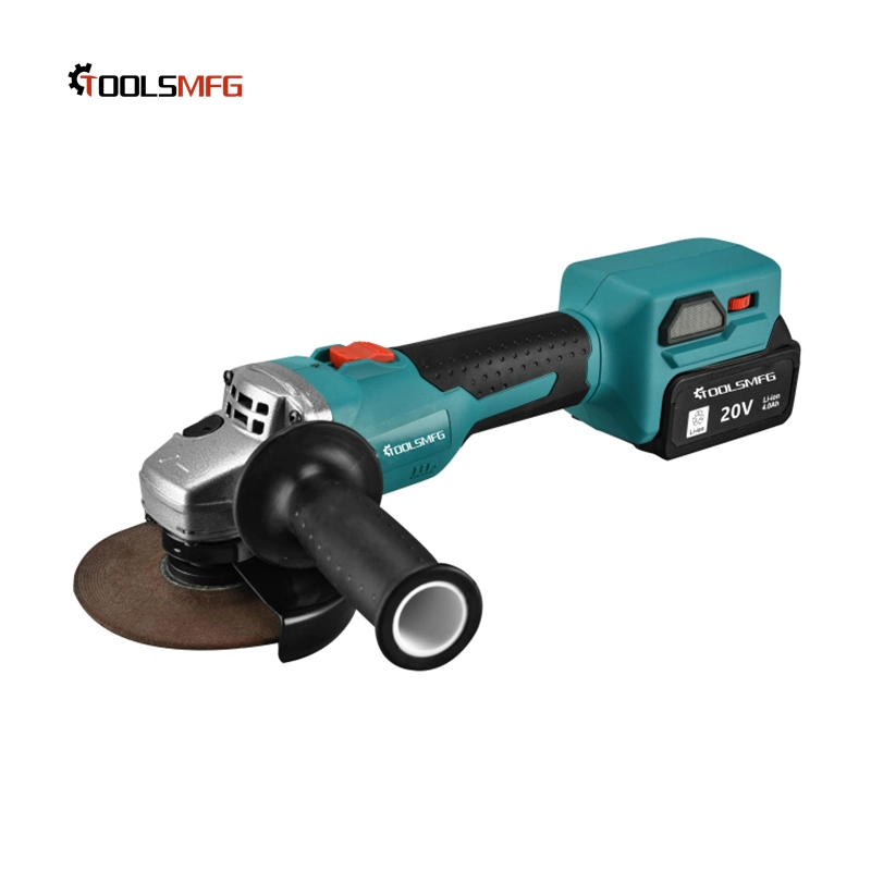 Toolsmfg 20V Cordless Brushless 6 Variable Speed Electric Battery Power Angle Grinder